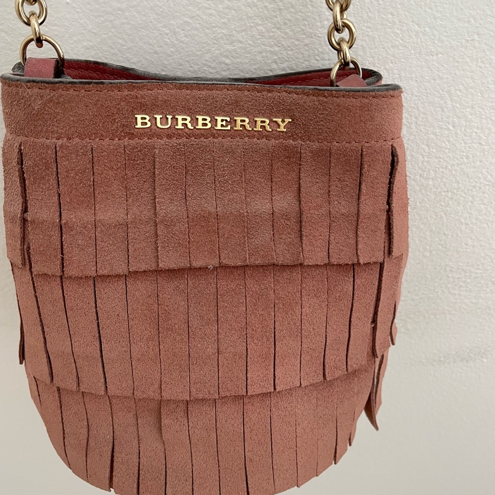 Burberry Fringe Bucket Bag